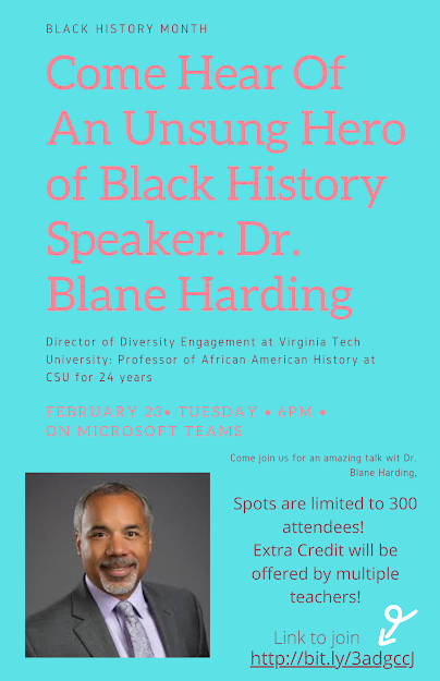 Professor to give black history talk on Feb. 23rd at 6 p.m.